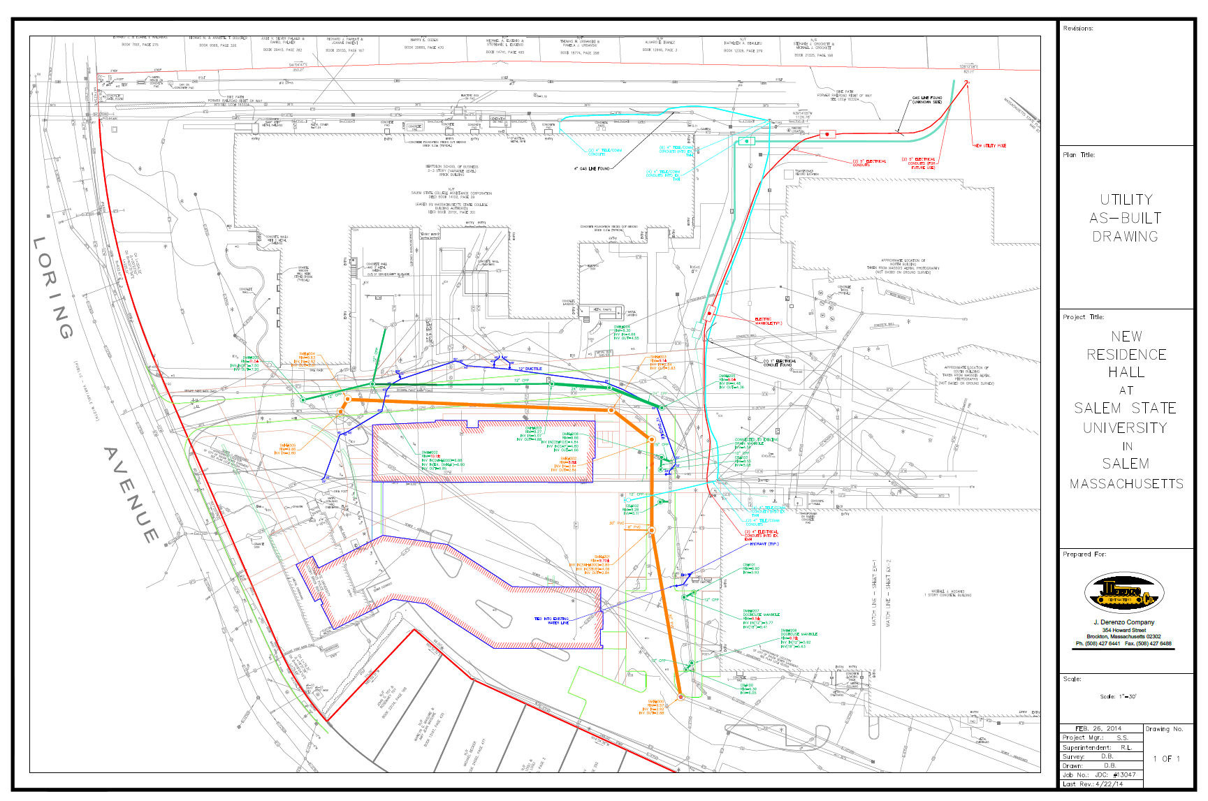 SSU Campus: CAD Utility As-Built